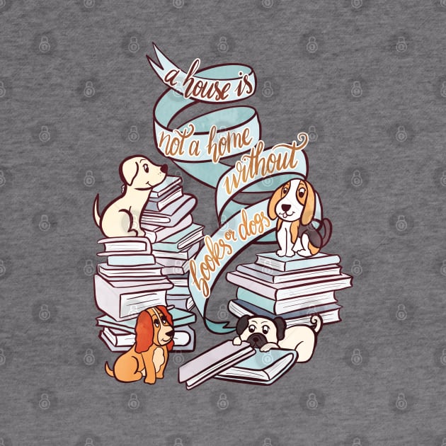 BOOKS AND DOGS by Catarinabookdesigns